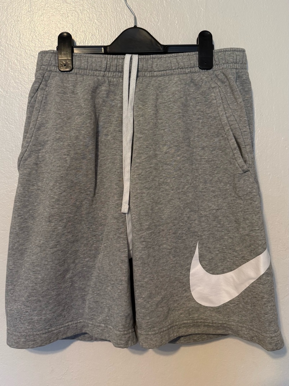 Nike Gray Logo Fleece Shorts